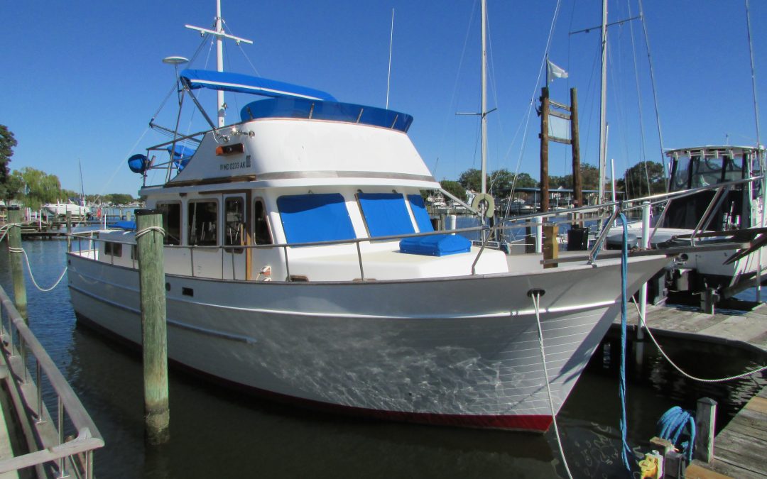 1983 Marine Trader 38′ Double Cabin Asking SOLD!!!!!!!!!!